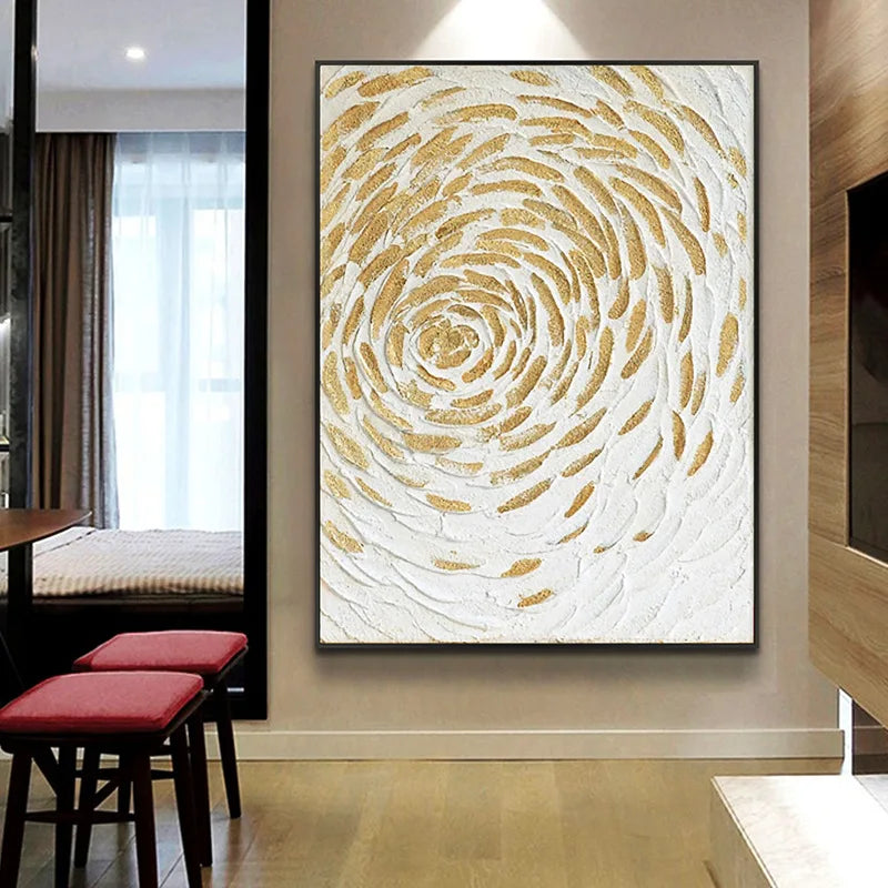 100% Canvas Modern Abstract Handmade Elegant Artwork Oil Painting