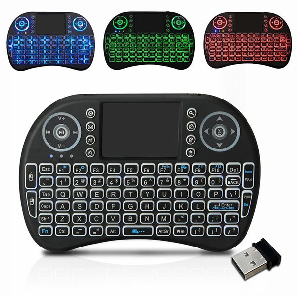 78 Keys 2.4Ghz Bluetooth Wireless Backlight Mini Touchpad Keyboard