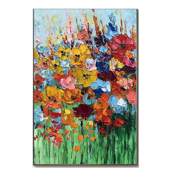 100% Canvas Modern Abstract Handmade Elegant Artwork Oil Painting