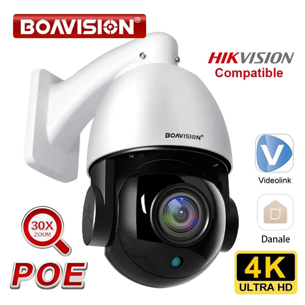 Boavision 8MP Night Vision Waterproof High Speed Dome Camera