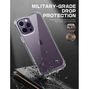 Polycarbonate Full-Body Rugged Bumper Case For iPhone 14 Pro