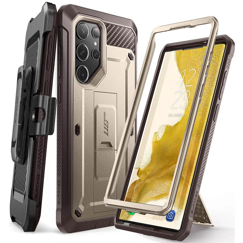 Polycarbonate Full-Body Rugged Case For Samsung Galaxy S23 Ultra