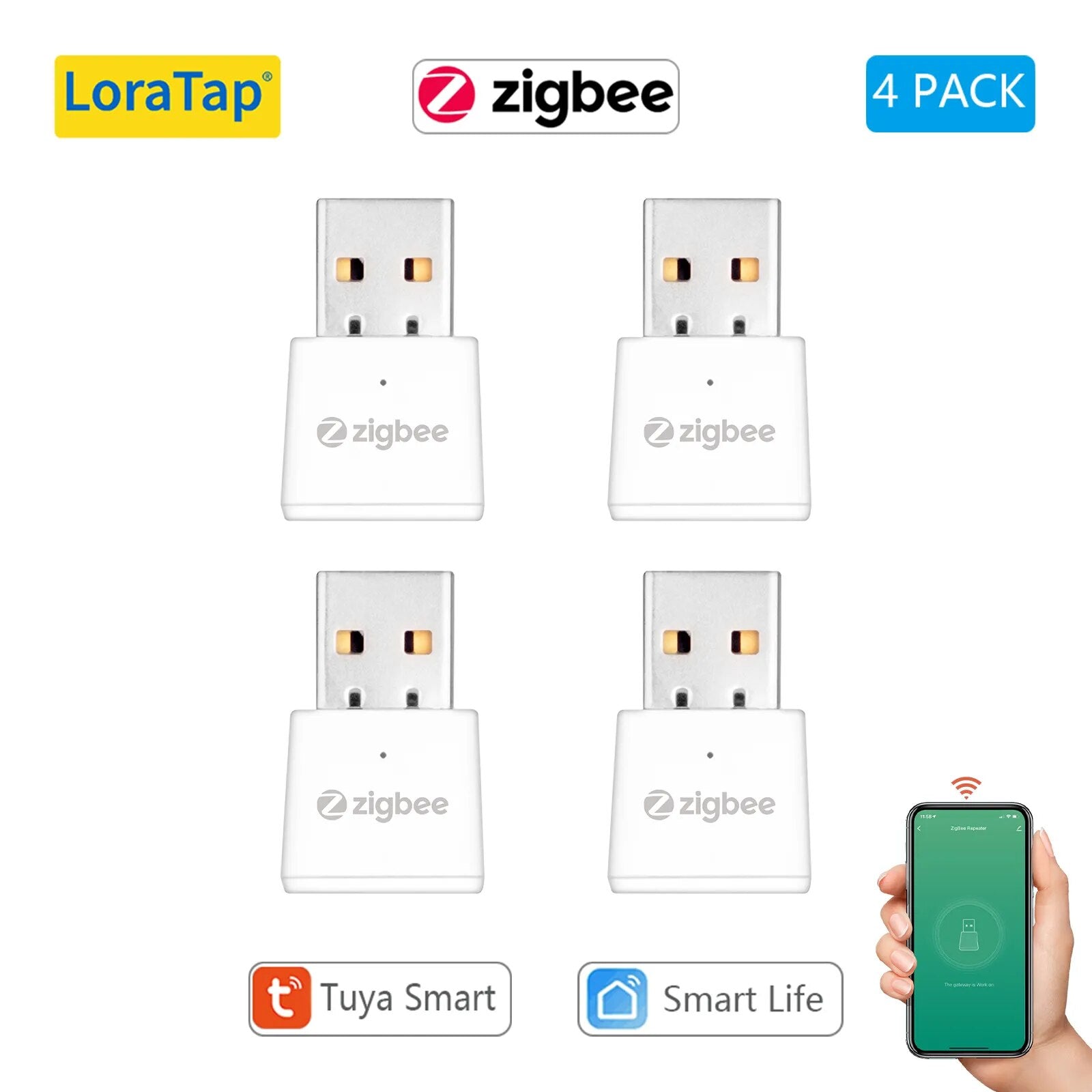 LoraTap 1A Plastic Automation Signal Repeater Portable USB Extender