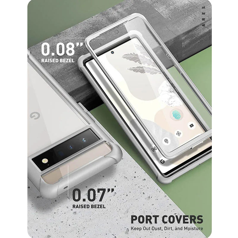 Polycarbonate Full-Body Dual Layer Case For Google Pixel 6 Pro