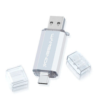 128GB Metallic USB 2.0 Rectangle Shaped Memory Stick Pen Drive