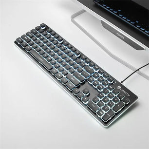 104 Keys 2.4G USB Support Wired Mechanical RGB Gaming Keyboard