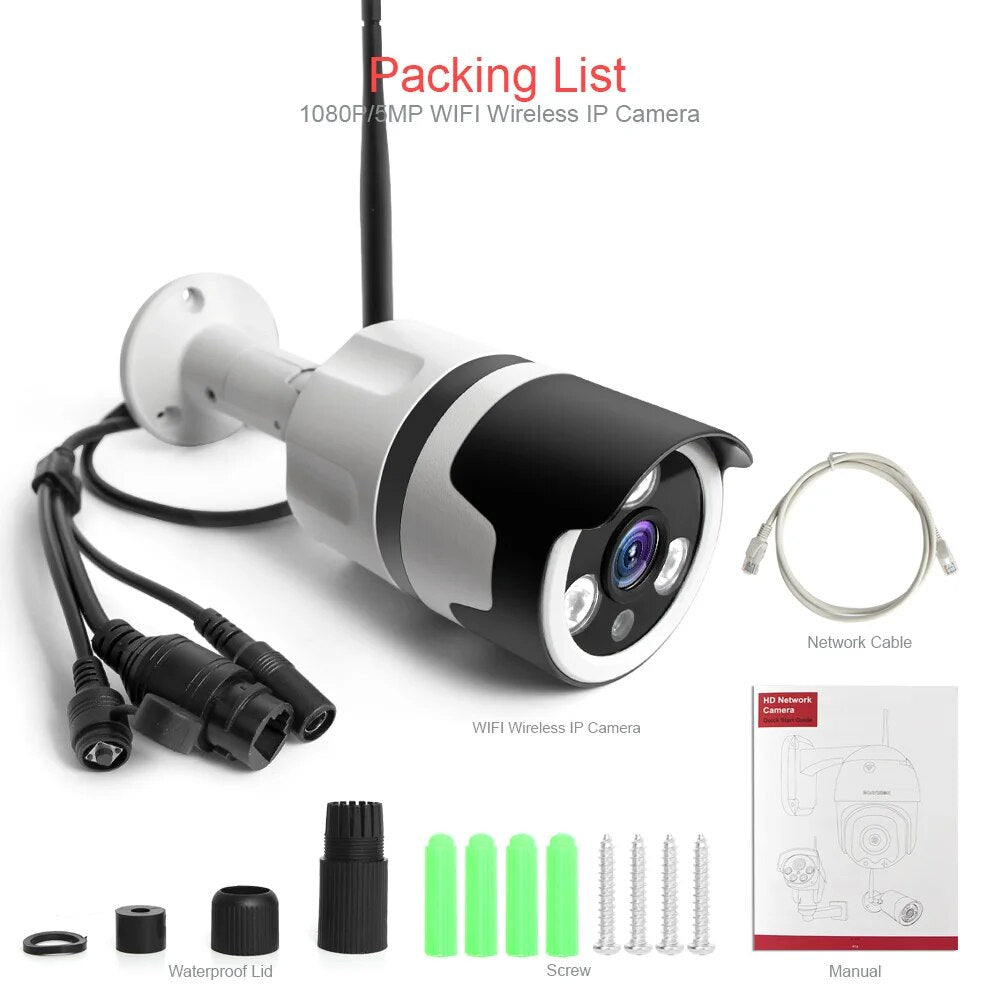 Boavision 5MP Night Vision High Speed Auto Tracking Bullet Camera