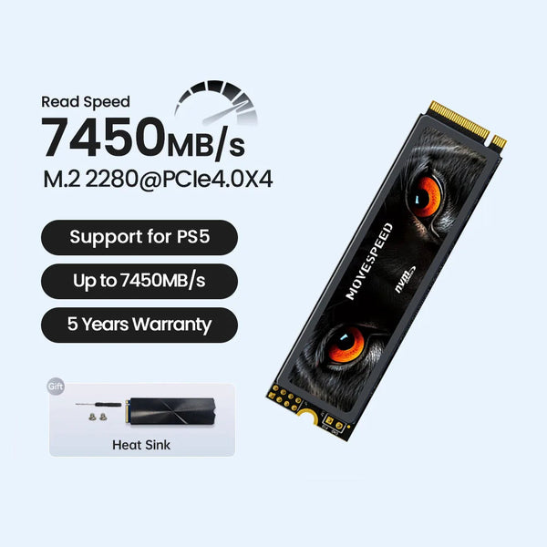 7450Mbps 1TB/2TB/4TB Internal Solid State Drive For Laptop And Desktop