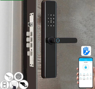 RayKube Stainless Steel Fingerprint Digital Smart Door Lock