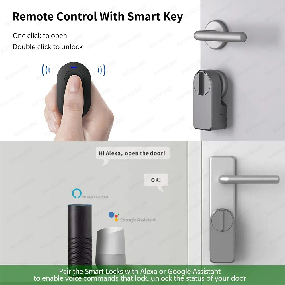 Stainless Steel Fingerprint Keypad Digital Smart Door Lock