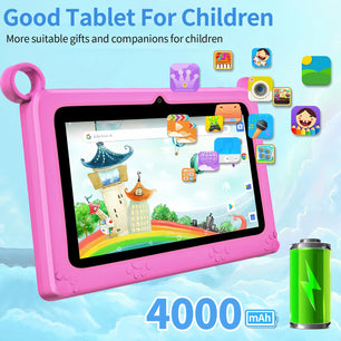 4000mAh Type-C USB 4GB RAM 64GB ROM 7 Inches Android Touch Tablet