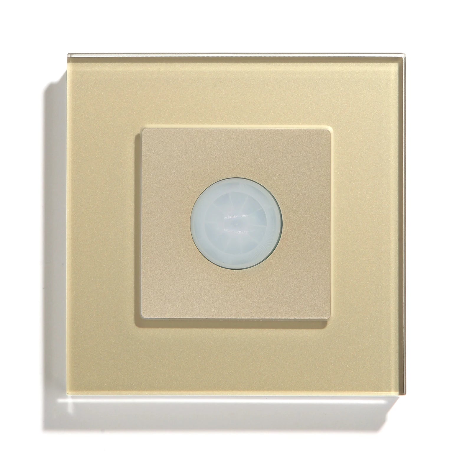 Bseed Alloy Crystal Glass Push Button Human Motion Sensor Switch