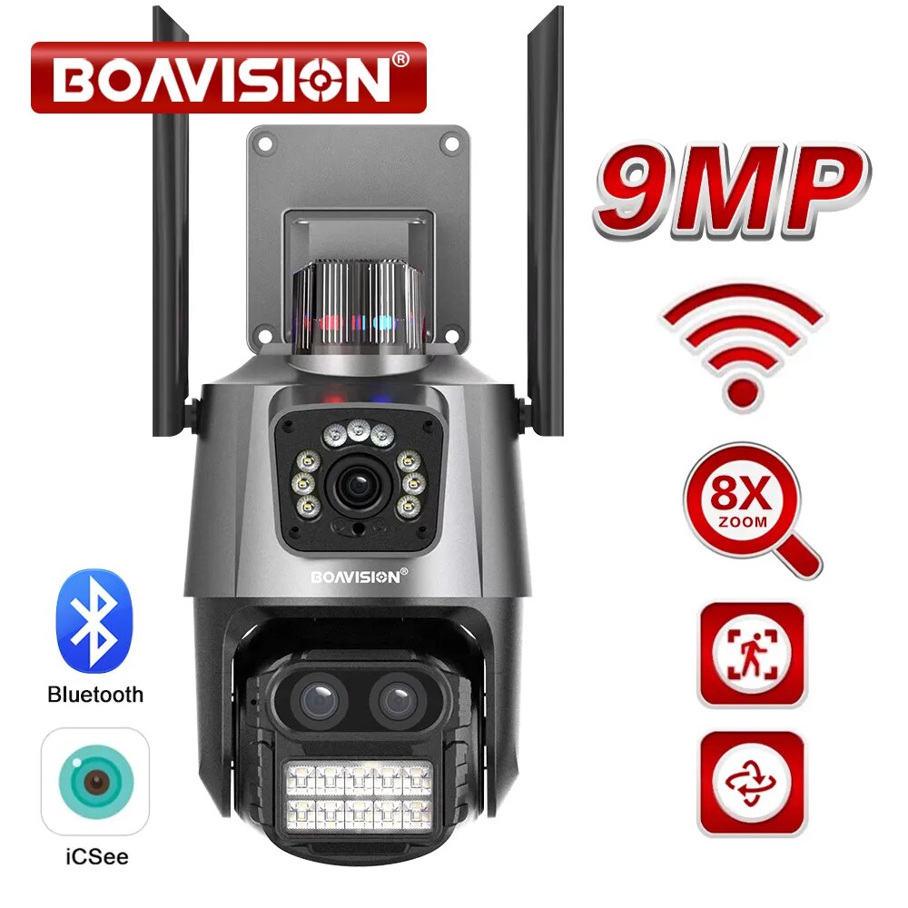 Boavision 9MP Night Vision Waterproof High Speed Dome Camera