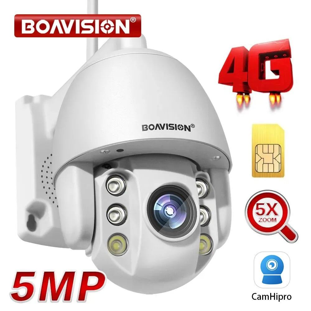 Boavision 5MP Night Vision Waterproof High Speed Dome Camera