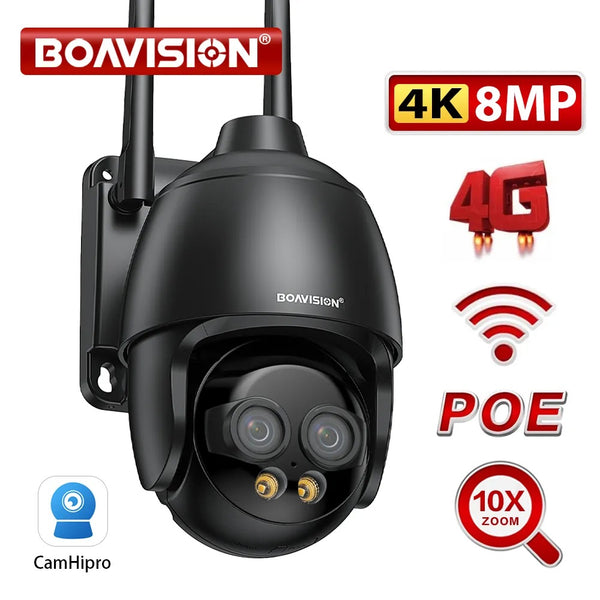 Boavision 8MP Night Vision Waterproof High Speed Dome Camera