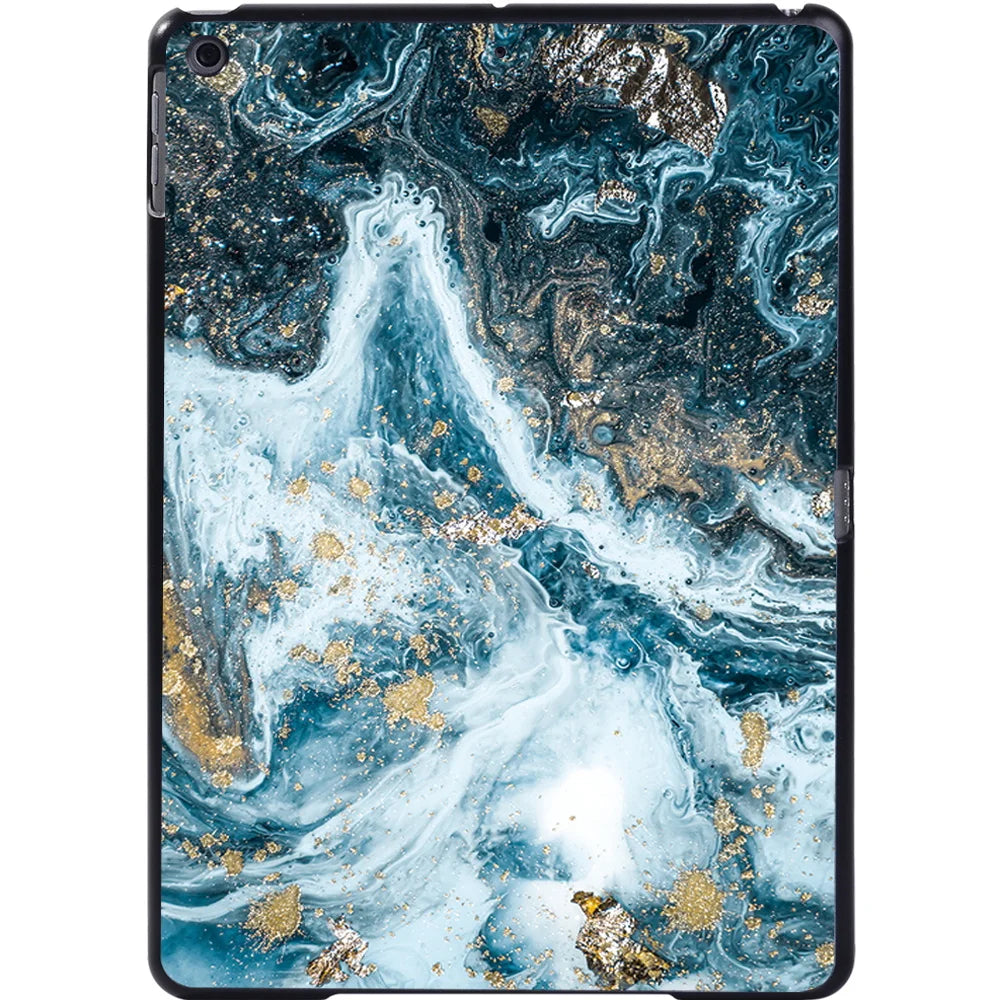 Plastic Shockproof Abstract Hard Back Tablet Cover For iPad