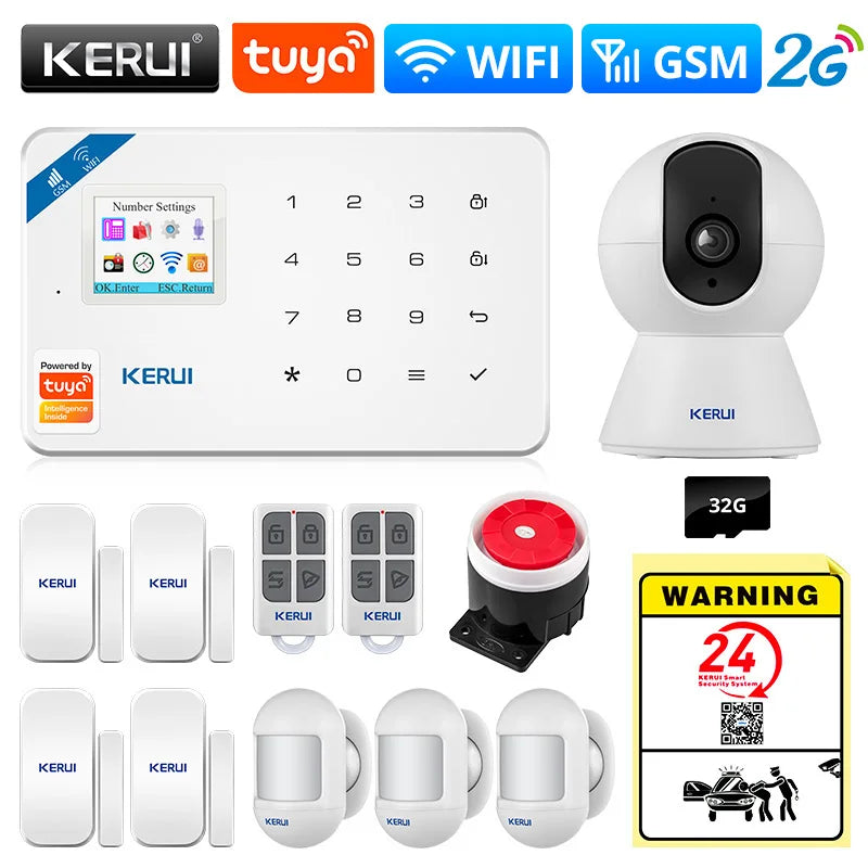 Kerui Plastic Smart Wireless Motion Detector Security Sensor Kit