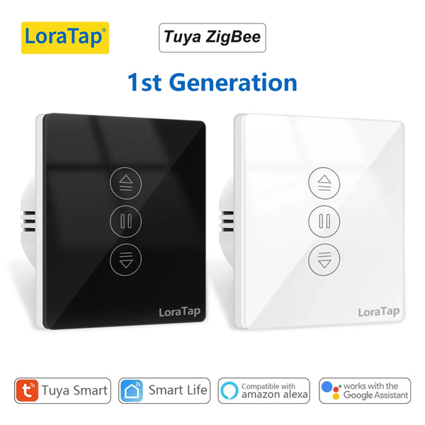 LoraTap 240V 600W Plastic ZigBee Rolling Blinds Curtain Switch