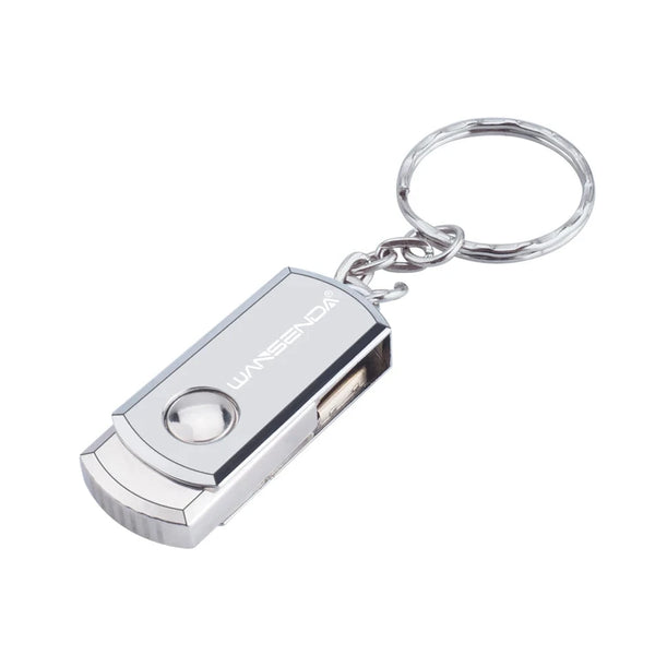 128GB Metallic USB 2.0 Rectangle Shaped Memory Stick Pen Drive