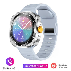 Silica Gel Smart Bluetooth Voice Support Square Shaped Sports Watch