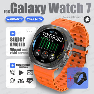 Fine Steel Amoled Display Round Shape Bluetooth Smart Sport Watch