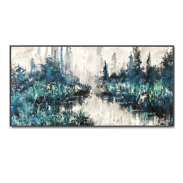 100% Canvas Modern Abstract Handmade Elegant Artwork Oil Painting