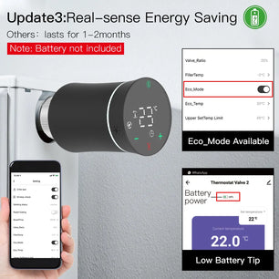 Moes 3.0 TRV Thermostat Temperature Controller Radiator