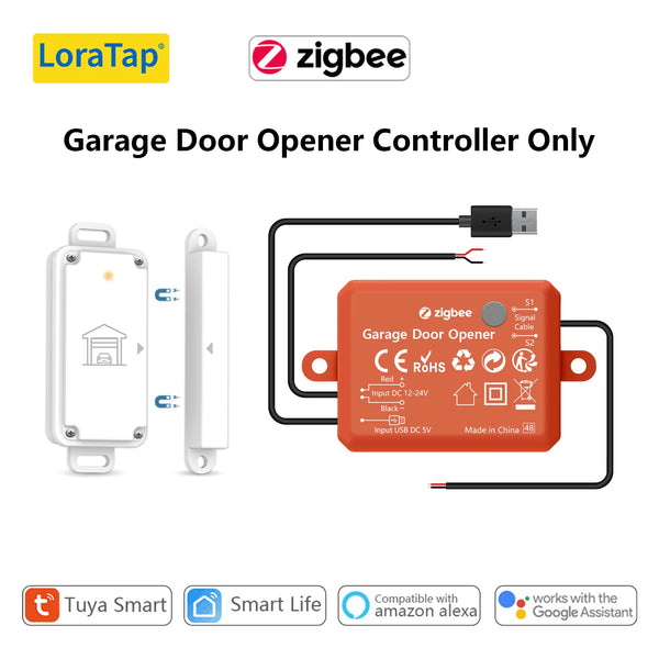 LoraTap Plastic 1A Wireless Remote Control Sensor Opener Switch