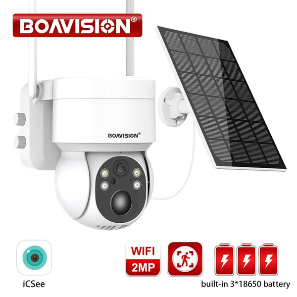 Boavision Wireless High Speed Motion Detection Solar Dome Camera