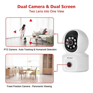 Boavision 4MP Wireless Night Vision Baby Monitor Security Camera