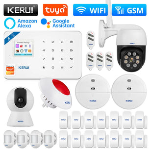 Kerui Plastic Smart Wireless Home Door Windows Security Sensor Kit