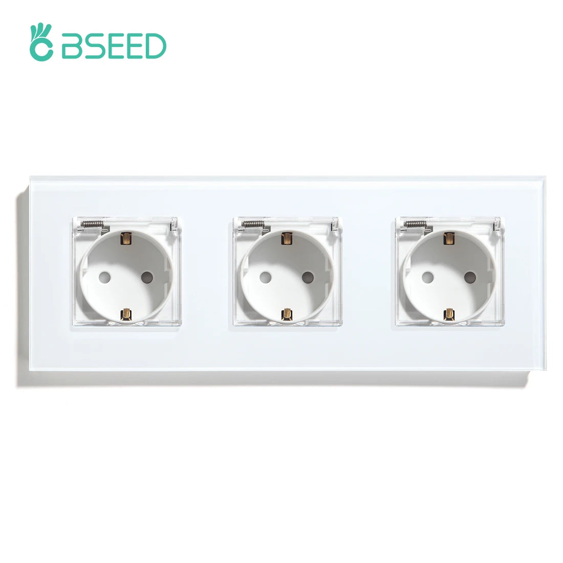 Bseed 16A Glass Panel Wireless WIFI Control Smart Power Socket