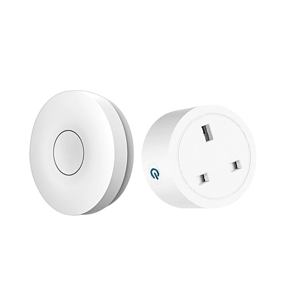 Moes Plastic Panel Smart Wireless Socket Self Powered Air Switch