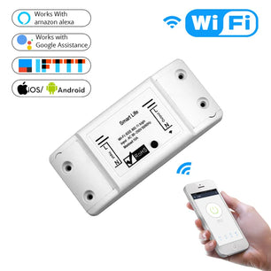 Moes 10A 1800W Plastic Automatic Wireless WIFI Switch Module