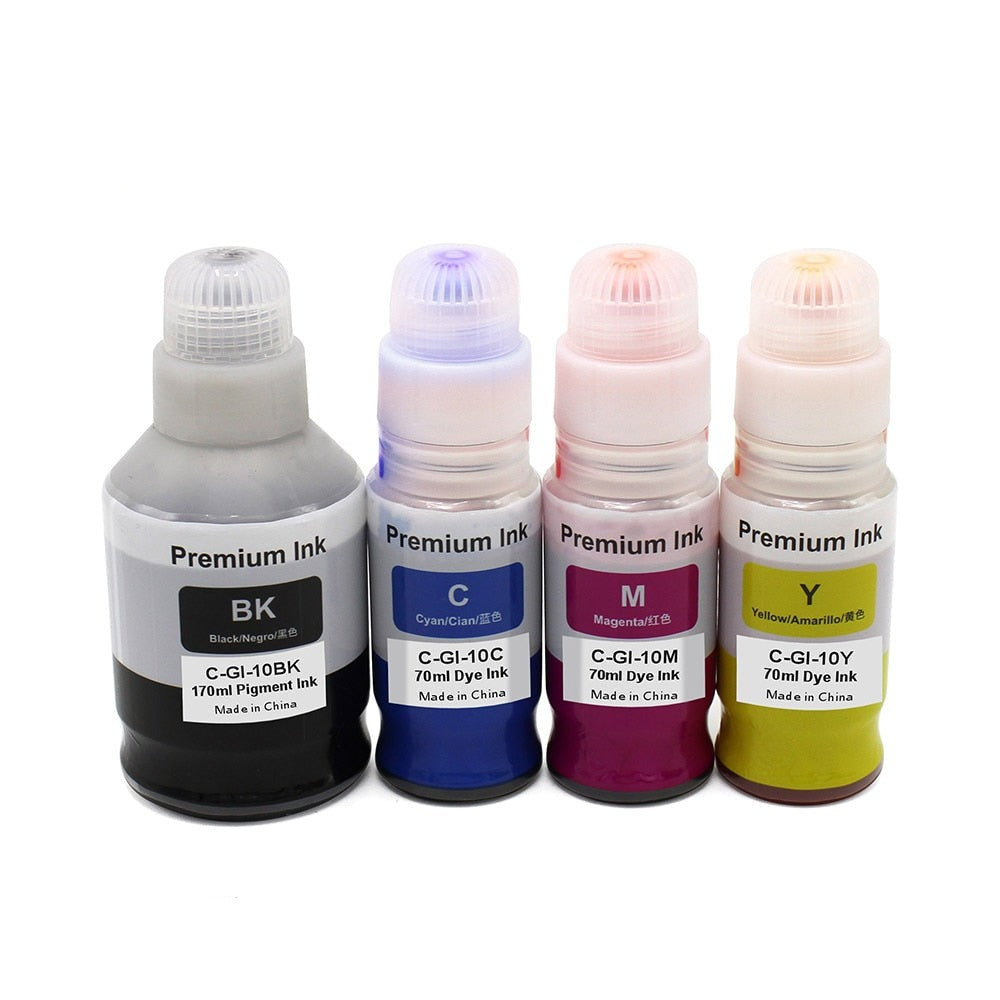 170ml GI-10 Compatible Ink Refill Kit Bottle For Canon PIXMA G6010