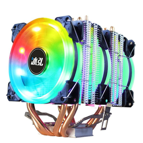 2.5W LGA 775 1155 4 Copper Tube Double Tower CPU Cooling Fan