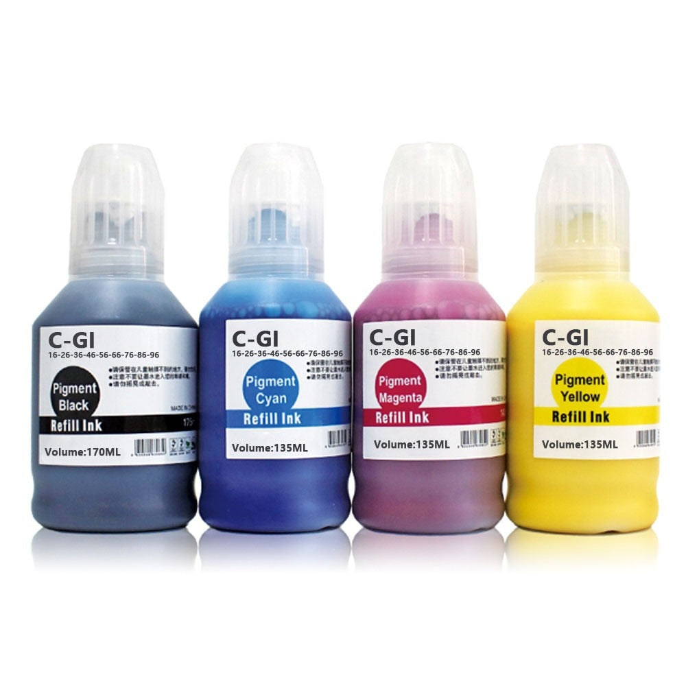 170ml GI-66 Ink Refill Kit For Canon MAXIFY GX7060 GX6060 Printer