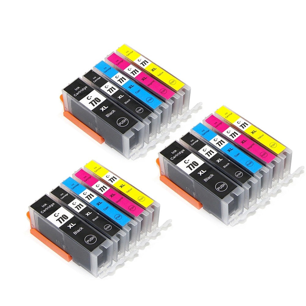 PGI770XL - CLI771XL Ink Cartridge For Canon PIXMA MG5770 - TS8070