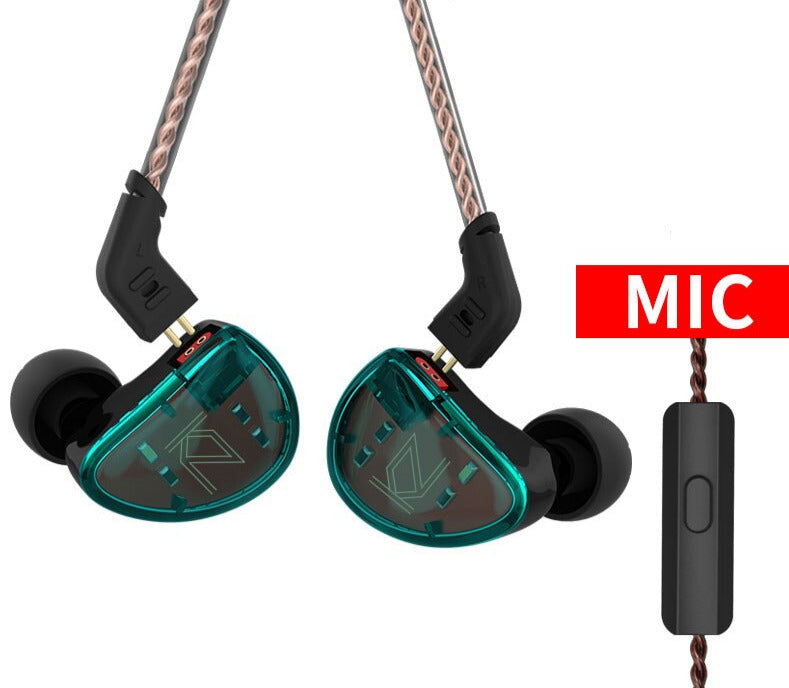 Metal Wired In-Ear Hybrid Music Gaming Style Earphones Set