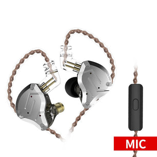 In-Ear Wired 4BA +1DD Pro Hybrid Sports Wear Earphone Set