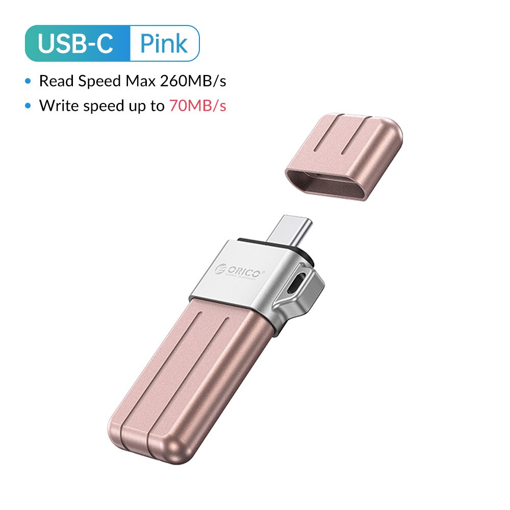 32GB - 256GB Metal USB 3.2 Type C 260MB/s Speed Flash Pen Drive