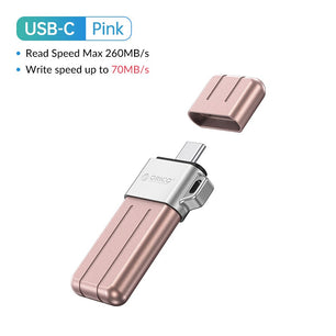 32GB - 256GB Metal USB 3.2 Type C 260MB/s Speed Flash Pen Drive