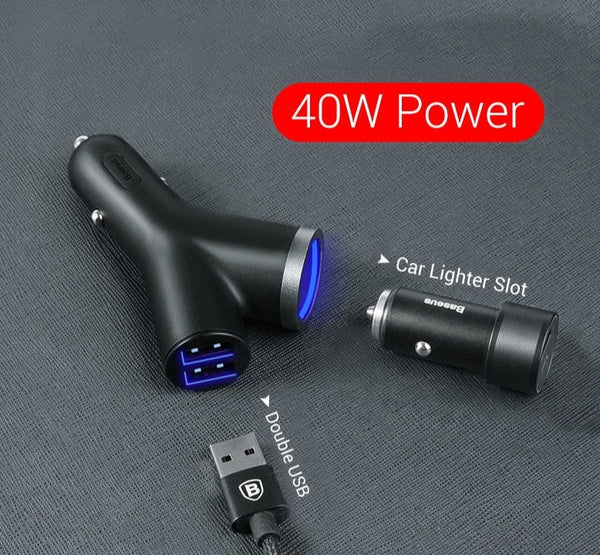 LED USB 12-24V Auto Charger Accessories For Car