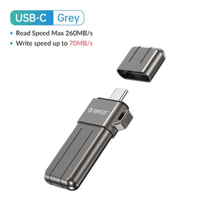 32GB - 256GB Metal USB 3.2 Type C 260MB/s Speed Flash Pen Drive