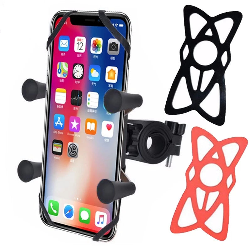 Anti-Slip Back Stand Support Clip-On Handlebar Mount Holder